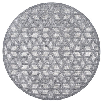 Talaia Neutral Geometric Indoor/outdoor Area Rug